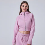 Zipper Hooded Cardigan Sweater