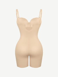 Wholesale Fancy Cupped Mid-Thigh Tummy Control Bodysuit