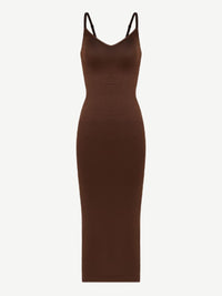 [USA Warehouse] Wholesale 🌿Eco-friendly Spaghetti Strap V-neck Snatched Seamless Shaper Dress