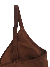 [USA Warehouse] Wholesale 🌿Eco-friendly Spaghetti Strap V-neck Snatched Seamless Shaper Dress