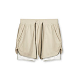 Casual 2-in-1 Basketball Shorts - workout equipememts fitness